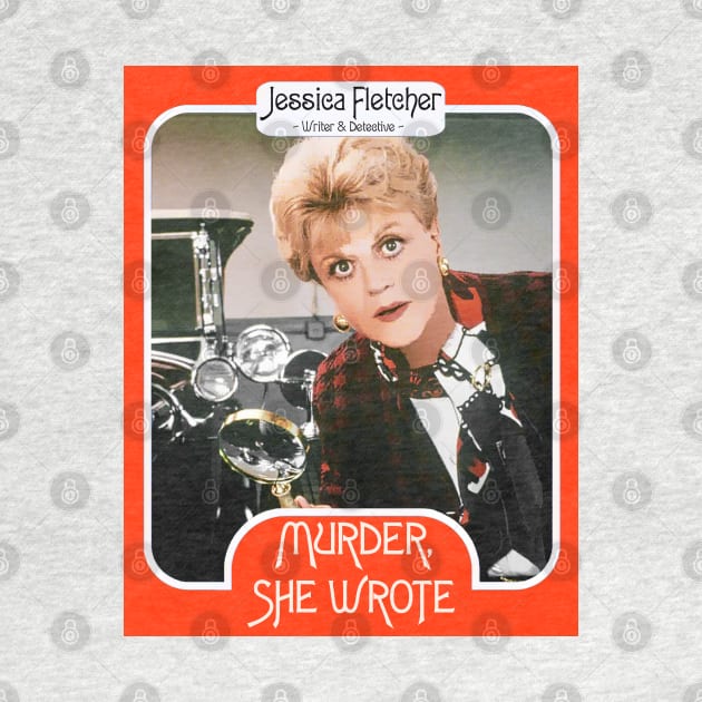 Jessica Fletcher Trading Card ))(( Murder She Wrote Fan Art by darklordpug